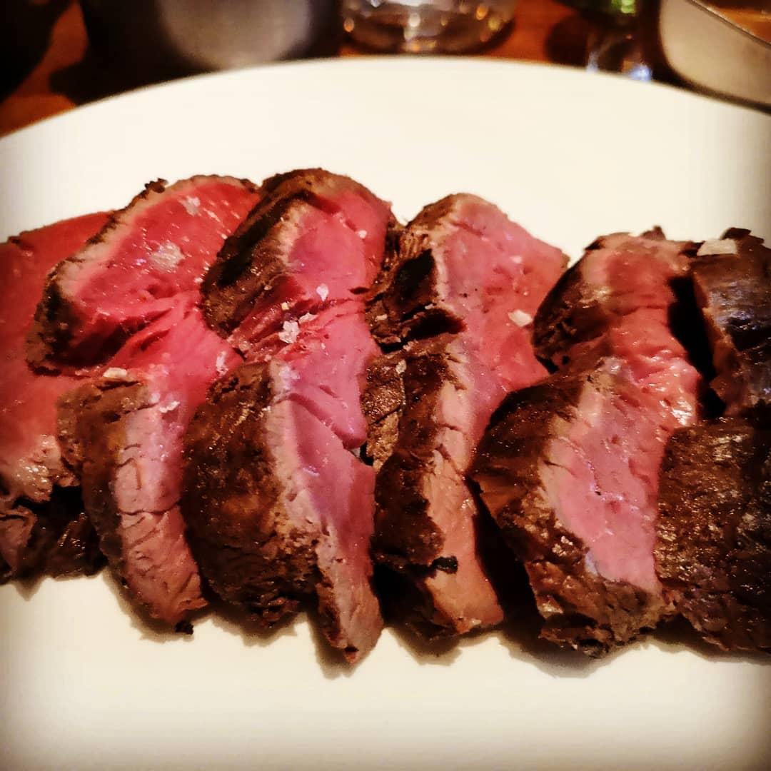  - Pics 2 - Chateaubriand 500g medium rare - Galician beef is âIMPORTEDâ directly from Northern Spain, from 12-14 year old Galician blond cattle the beef has its own unique flavour profile Hung & dry-aged for a minimum of 35 days.