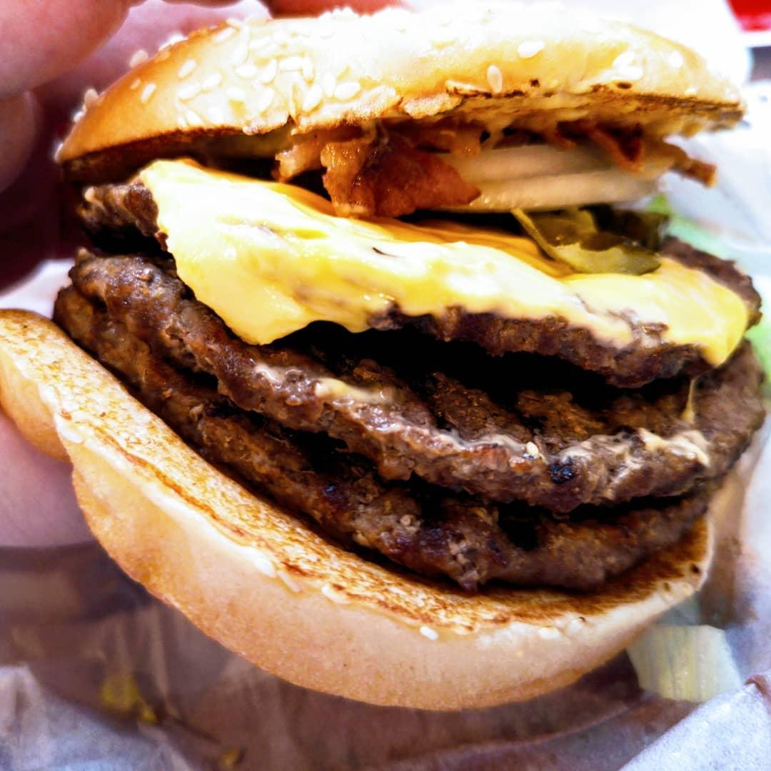  - Why would you put lettuce on this it soggies the bun? Mad Kenny took me to burger King so I went nuts.