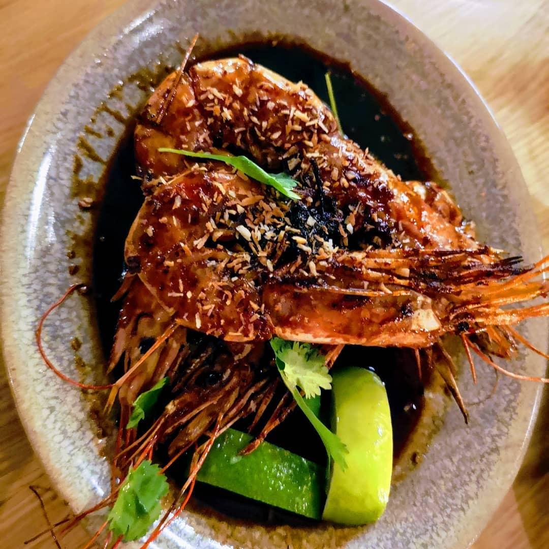  - The messy prawns, tamarind and palm sugar.