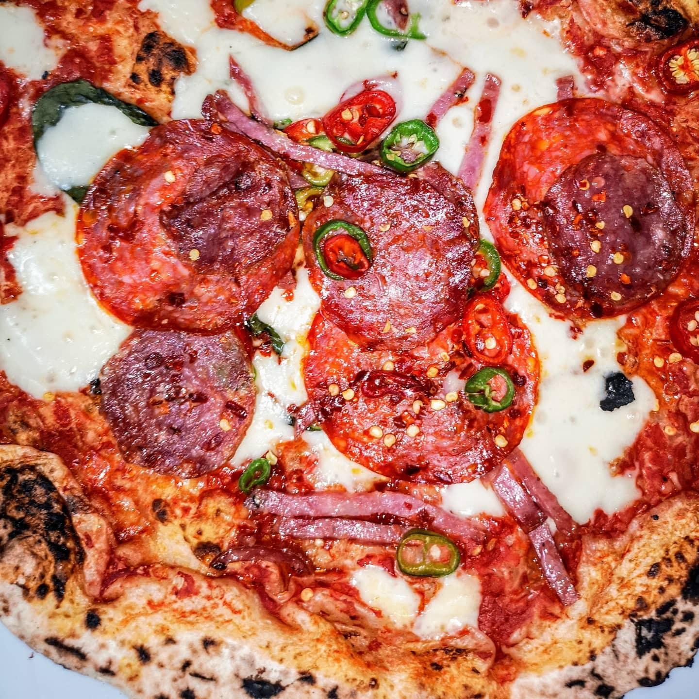  - PIZZA TIME - this is the CARNI from @wearerudyspizza and I'm not going to lie it's the best home cooked pizza I've had for quality.