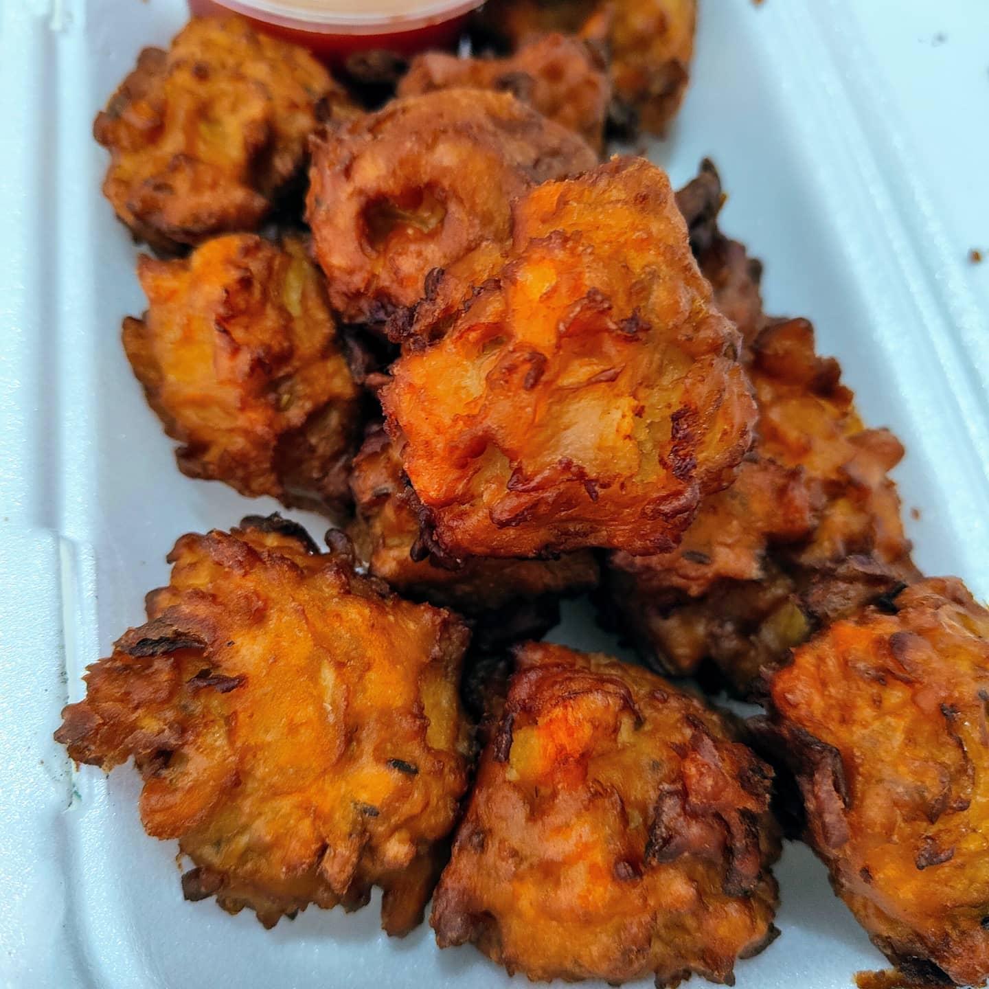  - Whats your favourite pakora? I like veg pakora at the moment, got this large portion with a chicken Biryani from dinas.