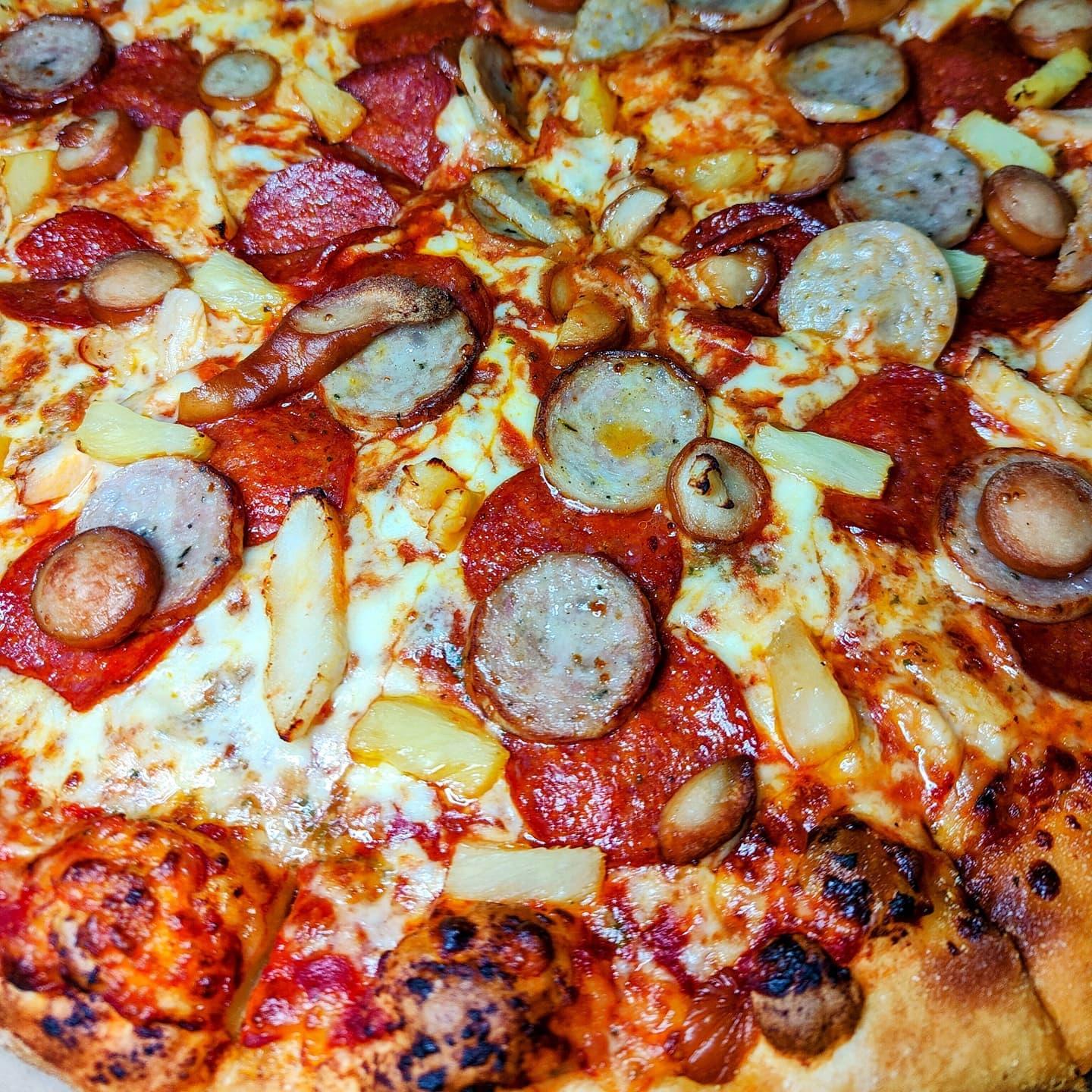 - Its like a massive garlic bread with cheese and meat!