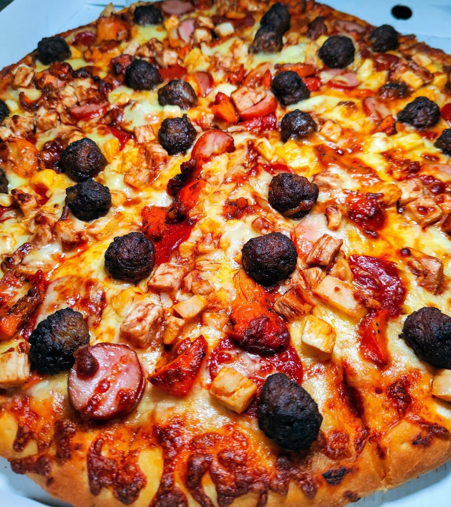  - 16"  Custom pizza from Gianni's