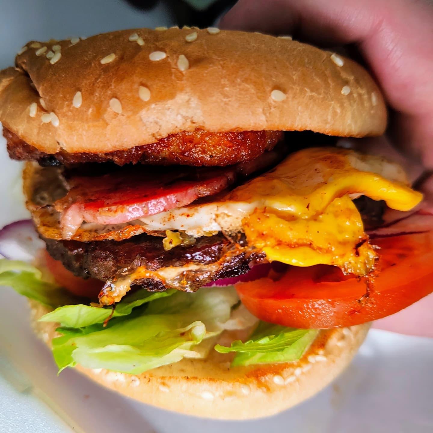  - The breakfast burger from rock n rolls!