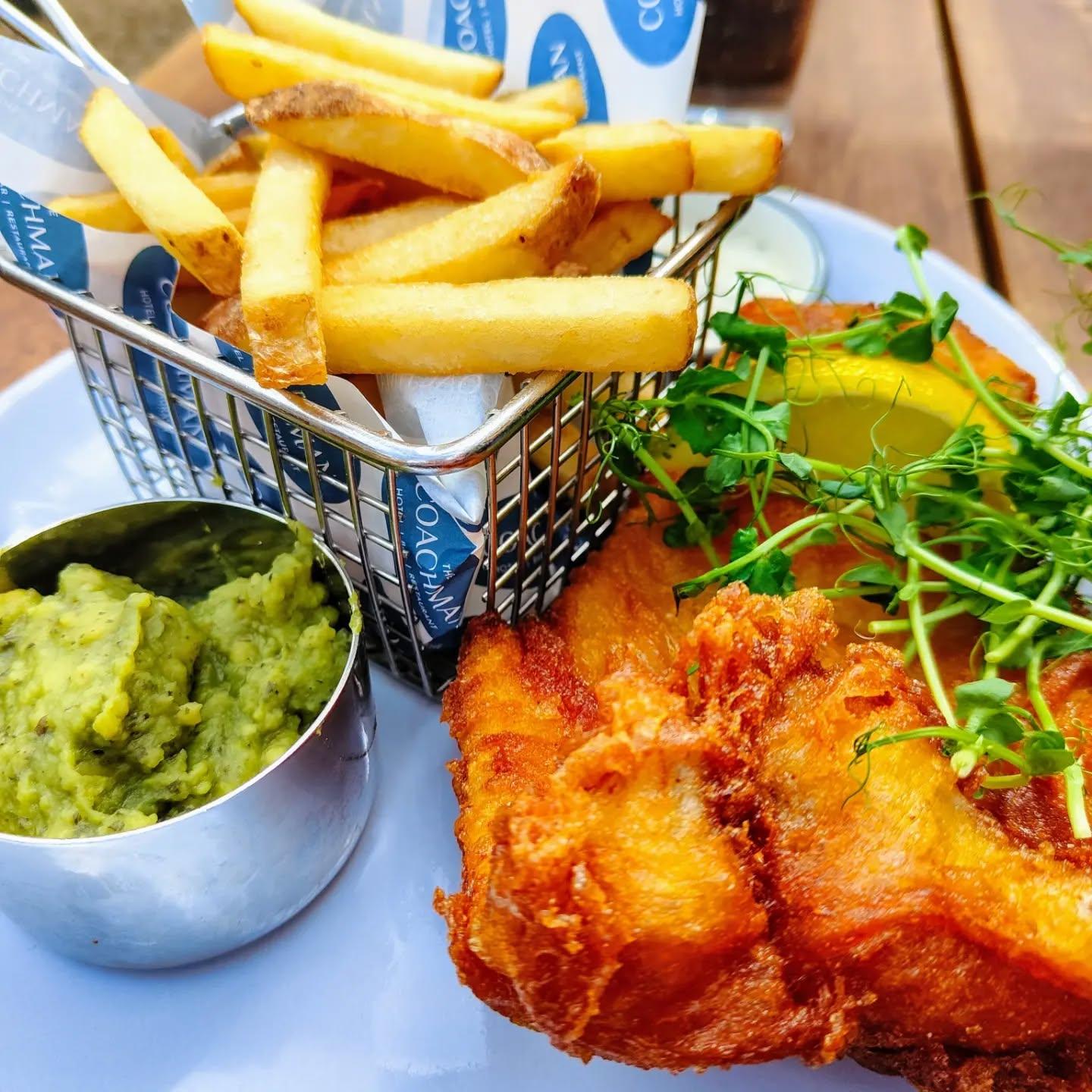  - Fish and chips cooked to perfection from @thecoachmankilsyth