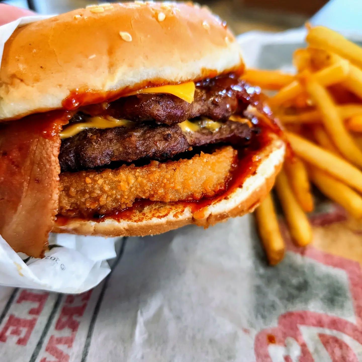  - Order - Double Western Bacon Cheeseburger.